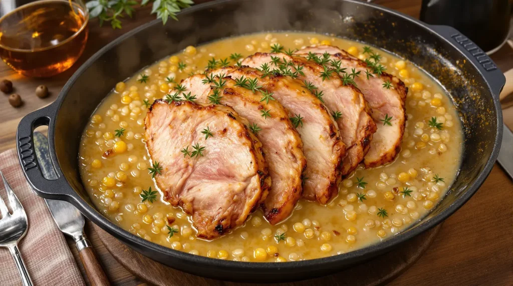 Ce rôti de porc cuit au lait est si fondant qu’on le déguste à la cuillère