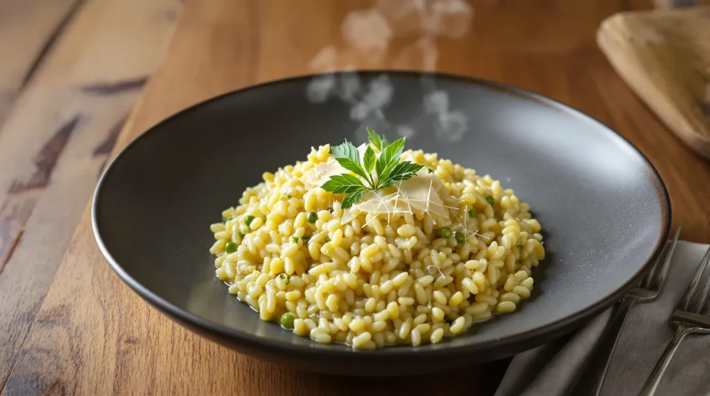 « Du pur velours » : ce risotto aux asperges vertes et parmesan deviendra vite votre plat préféré du printemps