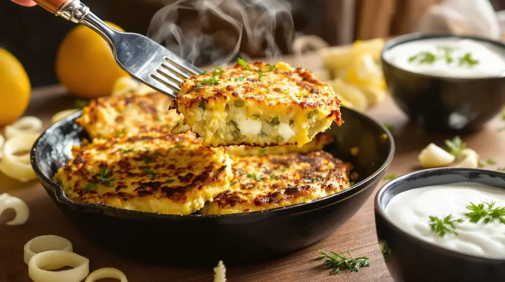 Galettes de poireaux à la feta : la recette simple et rapide, plébiscitée ce printemps